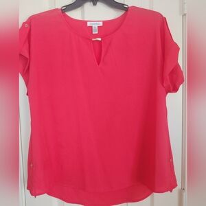 XL Coral Calvin Klein Blouse